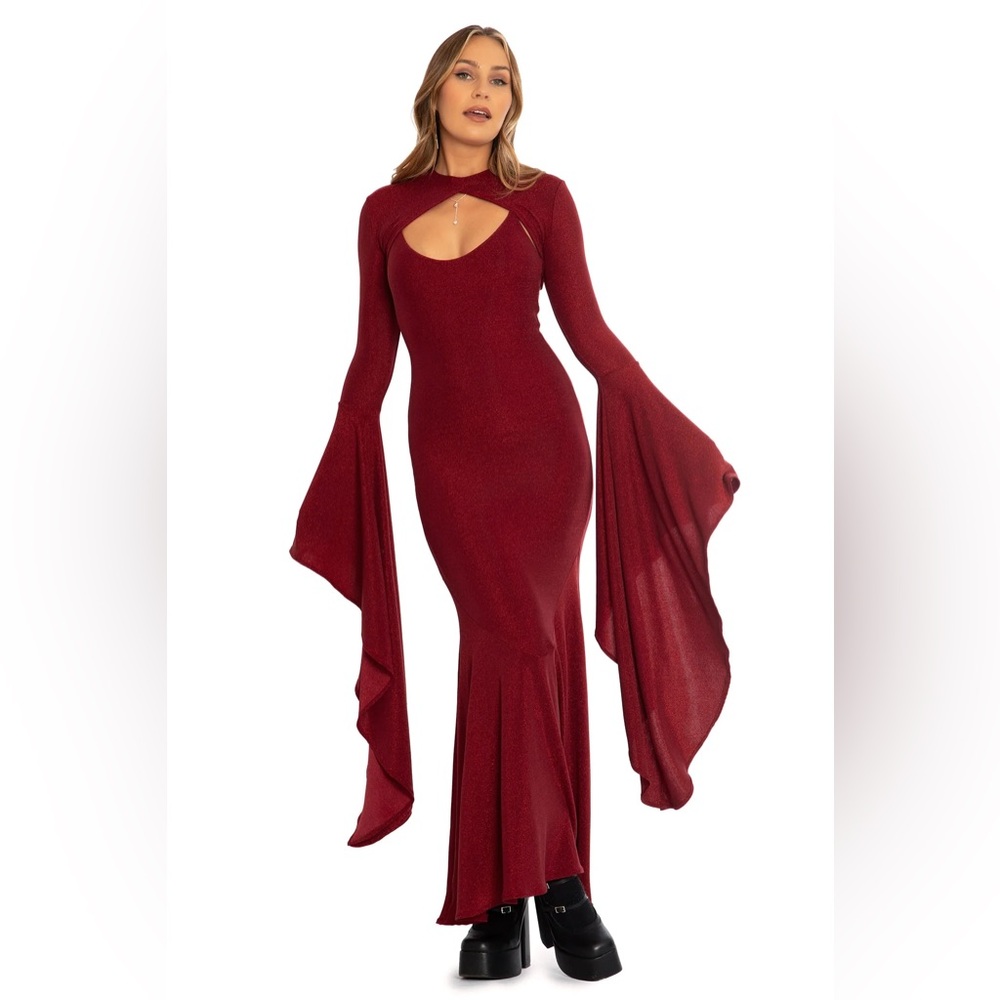 Blackmilk Holiday Party Mrs Addams Dress - XL NWT